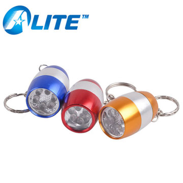 6 LED Light Mini Cute Flashlight Keychain